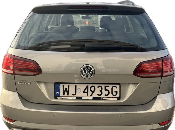Volkswagen Golf cena 62000 przebieg: 116000, rok produkcji 2017 z Warszawa małe 137